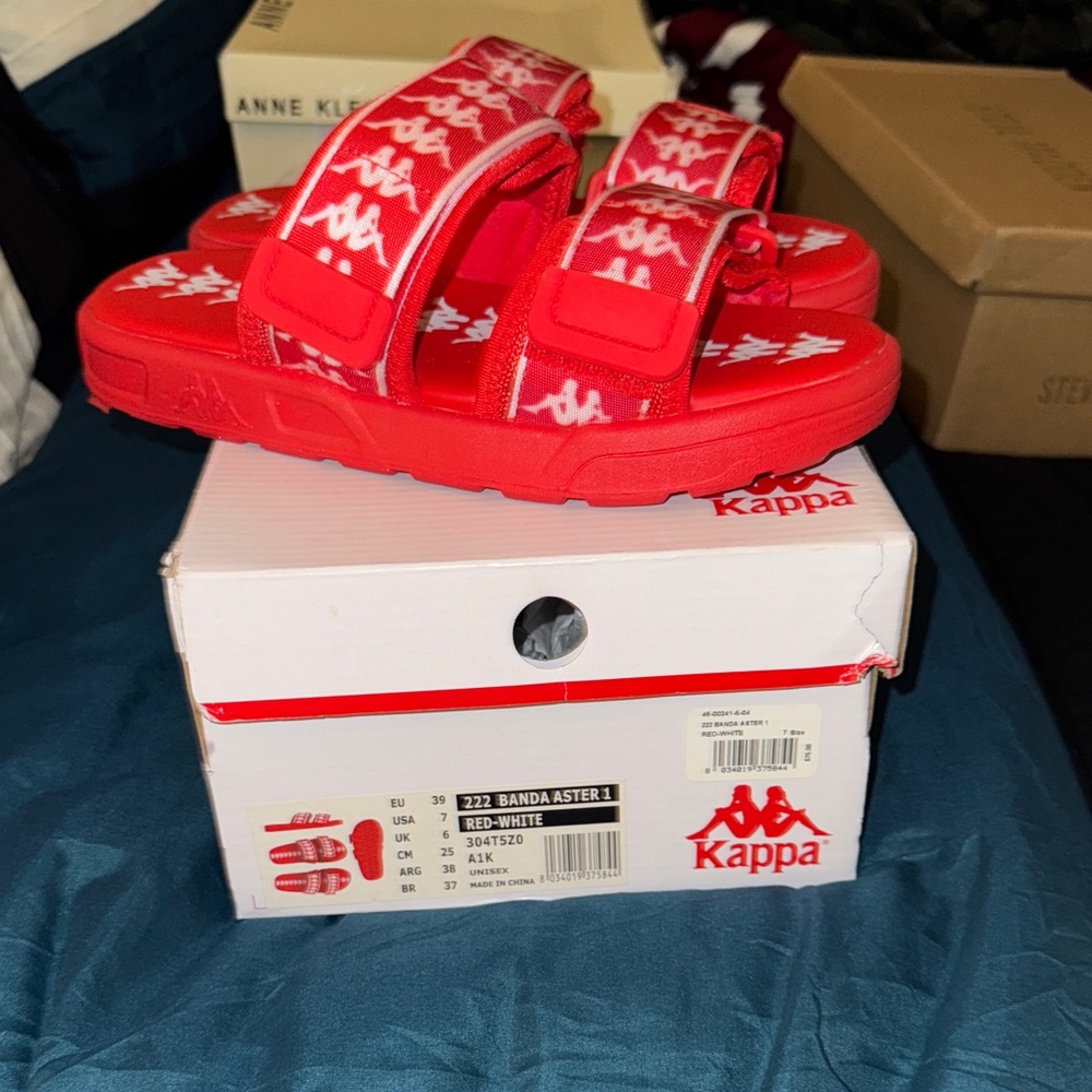 Kappa Kids Vibrant Red Sandals